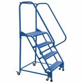Vestil 70 H Steel PW Ladder, Perforated, 4 Step, 4 Steps LAD-PW-32-4-P